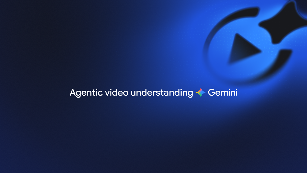 Arte oficial de análise agêntica de vídeo do Gemini.