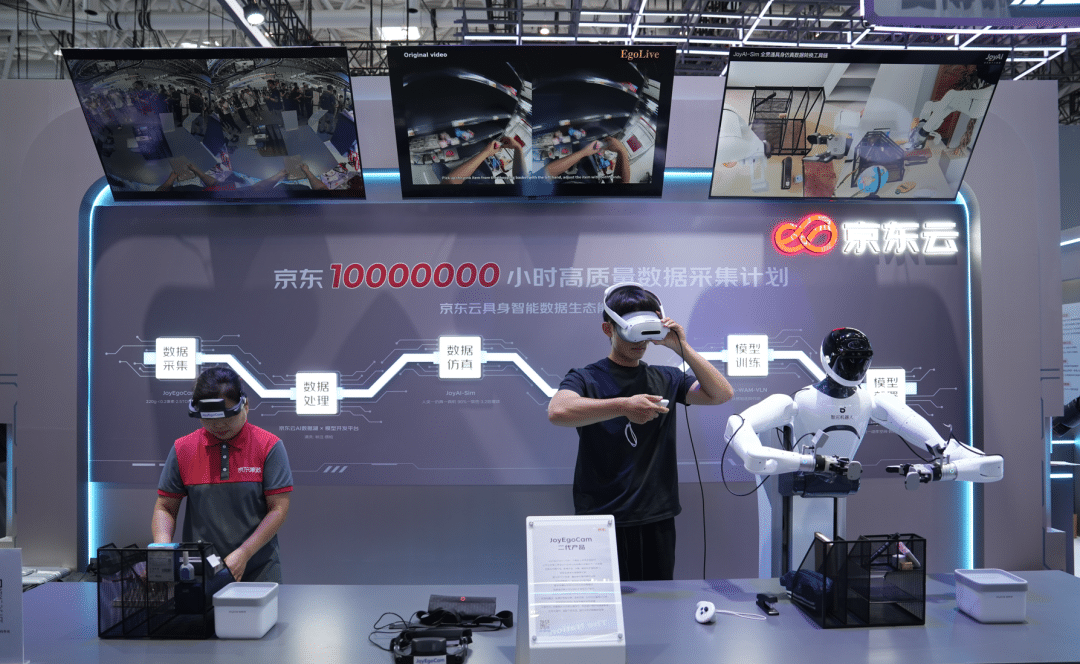 Aplicações de robótica apresentadas pela JD.com.