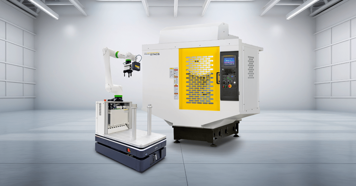 Célula industrial em imagem de divulgação da FANUC para a IMTS 2026.