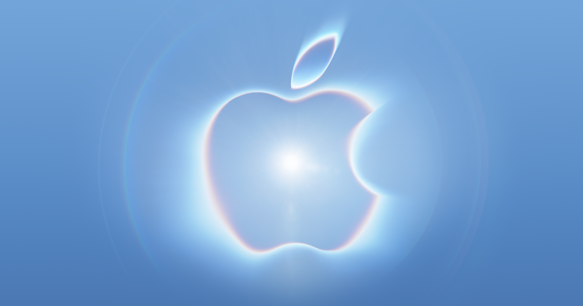 Arte oficial do convite Surprise and shine, para o evento de 9 de setembro. Apple.