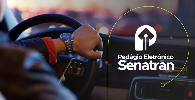 Divulgação da consulta de pedágio eletrônico nos canais da Senatran.