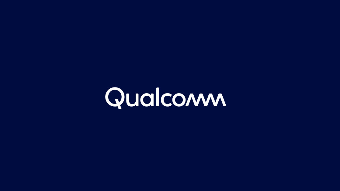 Identidade visual da Qualcomm publicada no comunicado da parceria. Não é uma imagem dos novos chips.